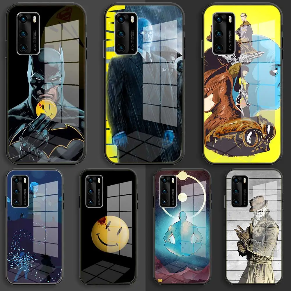 Мягкий стеклянный чехол для Samsung S22, S21, S20, S11, S10, S9, S8 Plus lite, 10e fe, чехол из ТПУ, чёрный чехол для Watchmen, доктор Манхэттен Мягкий стеклянный чехол для Samsung S22, S21, S20, S11, S10, S9, S8 Plus lite, 10e fe, чехол из ТПУ, чёрный чехол для Watchmen, доктор Манхэттен