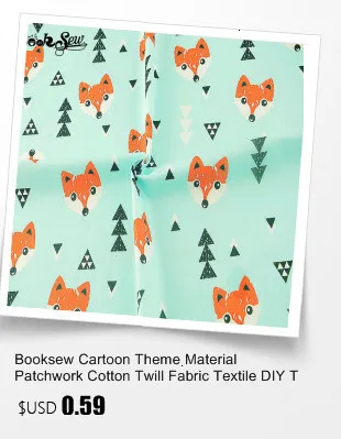 Booksew серый саржевый швейный материал хлопковая ткань с принтом стрелы лоскутный Скрапбукинг DIY Tissus Tela Algodon