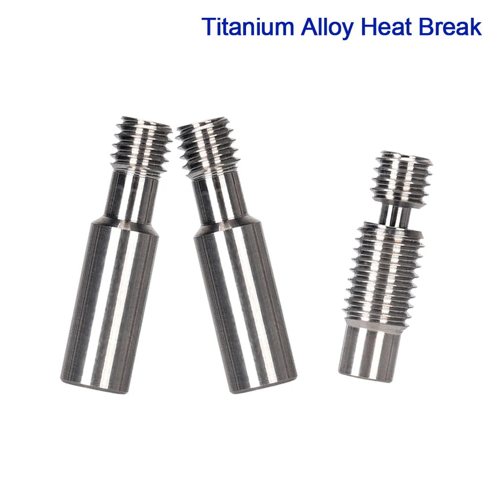 

BIQU Heatbreak Titanium Alloy GRADE5 All Metal Throat For Ender3 CR10 V6 Remote Hotend Heater Block 1.75mm 3D Printer Parts