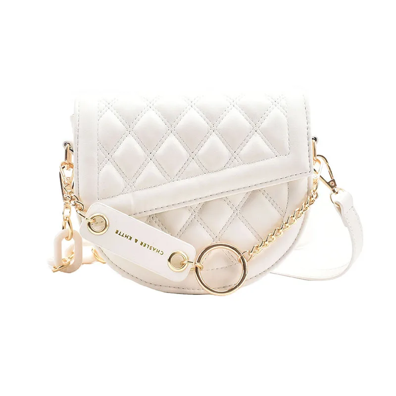 

Designer Handbags Bags Ladies 2021 New Fashion Rhombus One Shoulder Messenger Bag High Quality Chain One Shoulder Saddle Bag