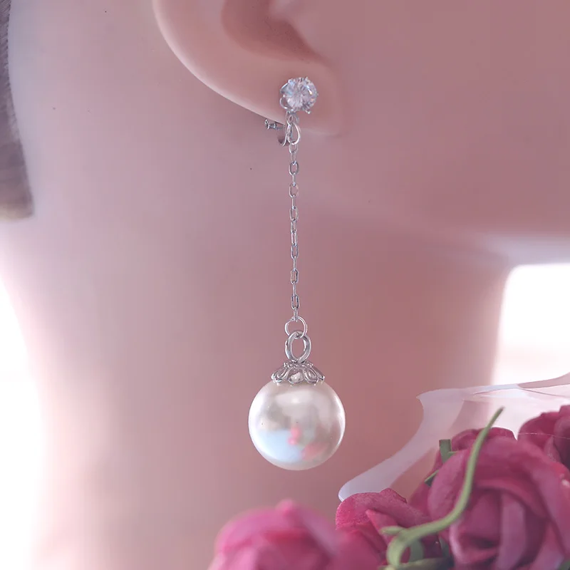 2019 новые японские и корейские свежие большие жемчужины без пирсинга клипсы для