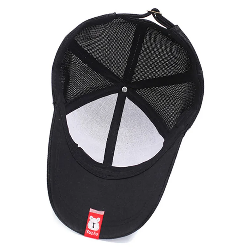 XdanqinX snapback cap summer mesh cap breathable baseball caps for men women New women's casual sports hat men's fishing caps