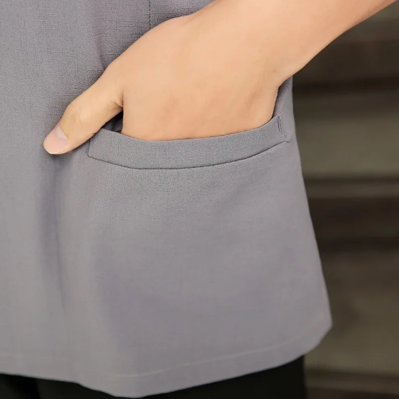 2020 настоящая гостиничная Рабочая одежда летняя Чистка с коротким рукавом