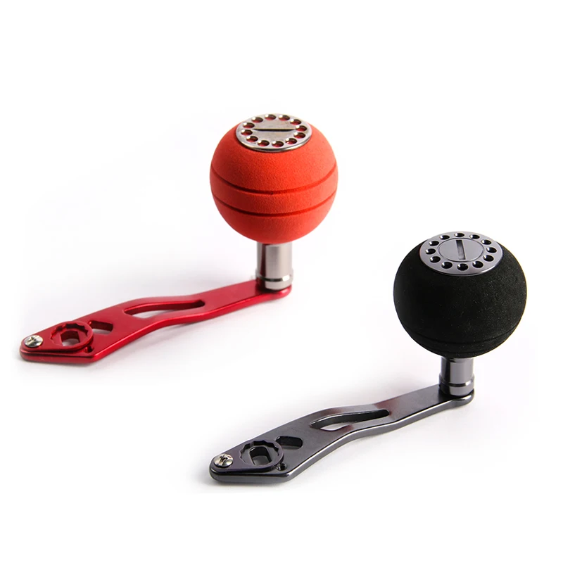 LETOYO DSH003Metal Single Rocker EVA ручка для DAIWA катушка SHIMANO отверстие Размеры 8*5/7*4 мм тонкой