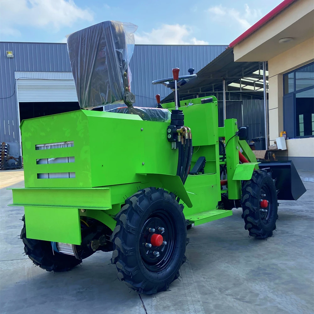 Фронтальный Электрический мини-погрузчик для груза с 4 колесами | Инструменты