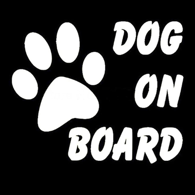 

1PC Baby Pet Dog on Board Car Stylish Car Stickers Reflective Warning Sign Dacel