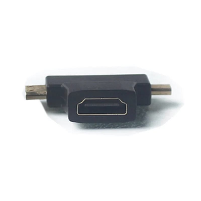 Переходник Lingable HDMI 3 в 1 комбинированный разъем преобразователь с Micro на Mini HDMI| |