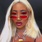 Солнцезащитные очки OLOPKY uv400 для мужчин и женщин UV-400, маленькие винтажные, в круглой Овальной металлической оправе, в стиле ретро