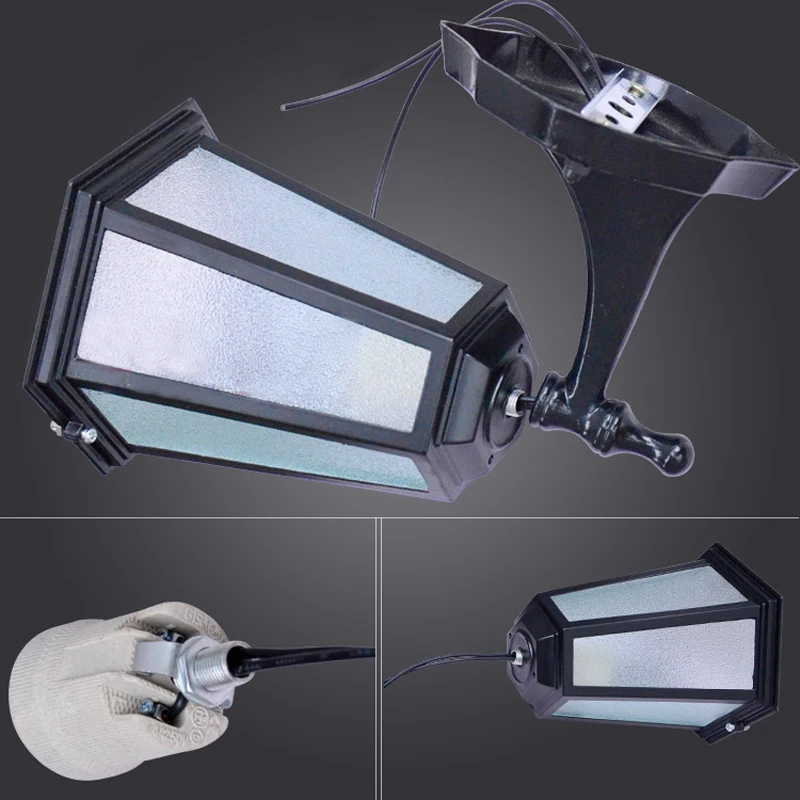 Винтажный настенный светодиодный светильник уличное водонепроницаемое бра для