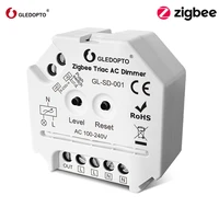 gledopto zigbee smart ac traic dimmer switch module 2 4g rf wireless remote control switch relay compatible echo smartthings hub
