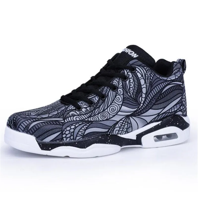 

Large size men's shoes spring full palm air cushion basketball shoes colorful tide shoes casual fashion sneakers shoes men 38-47