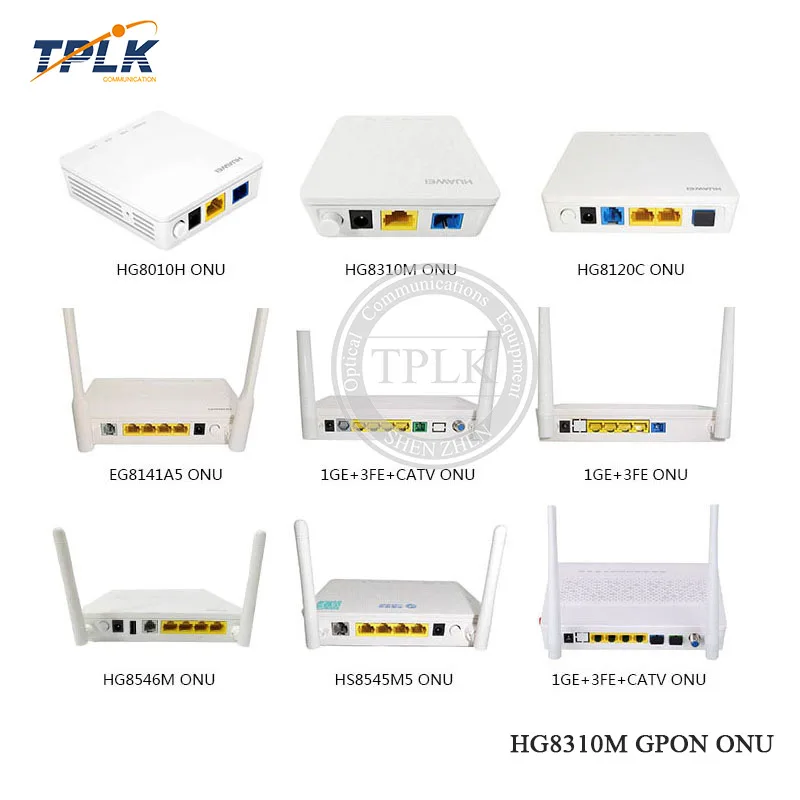 5 шт. оригинальный HW HG8310M C + GPON ONU/ONT маршрутизатор с 1GE портом терминал английская