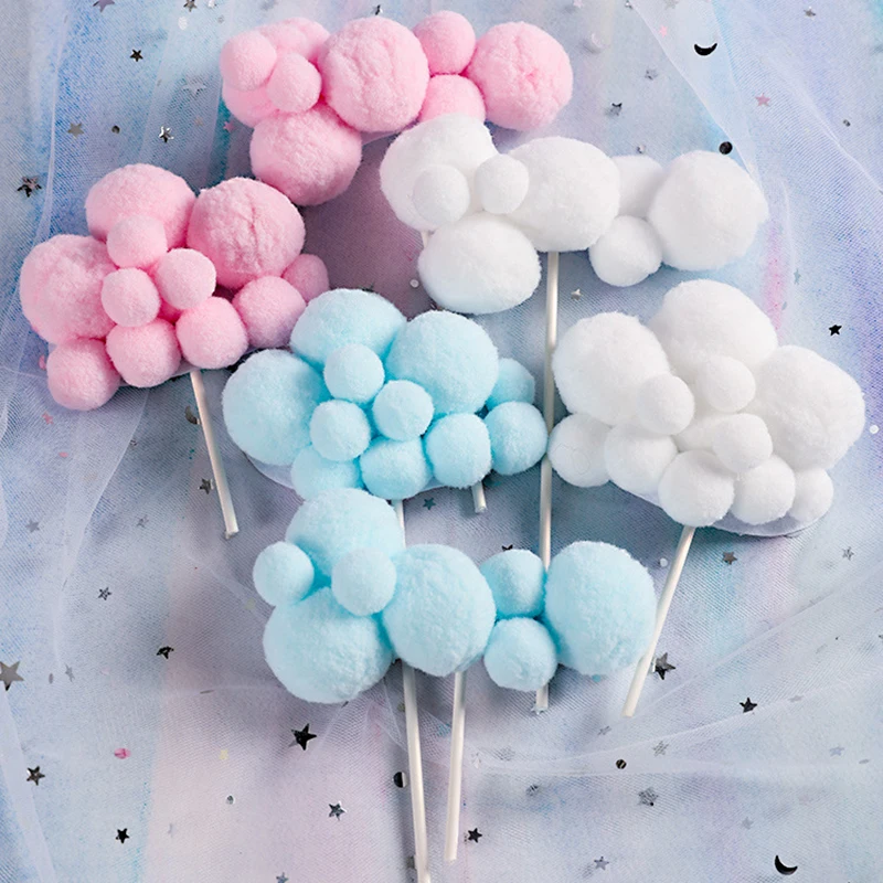 Милый облако торт Топпер Единорог 1-й Дек Арка Горячие воздушные шары Декор кекса