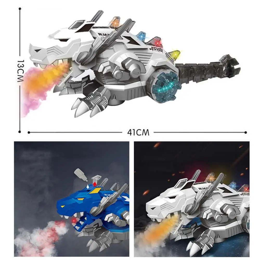 Электронные ходячие спрей динозавры игрушки робот мультяшный Электрический