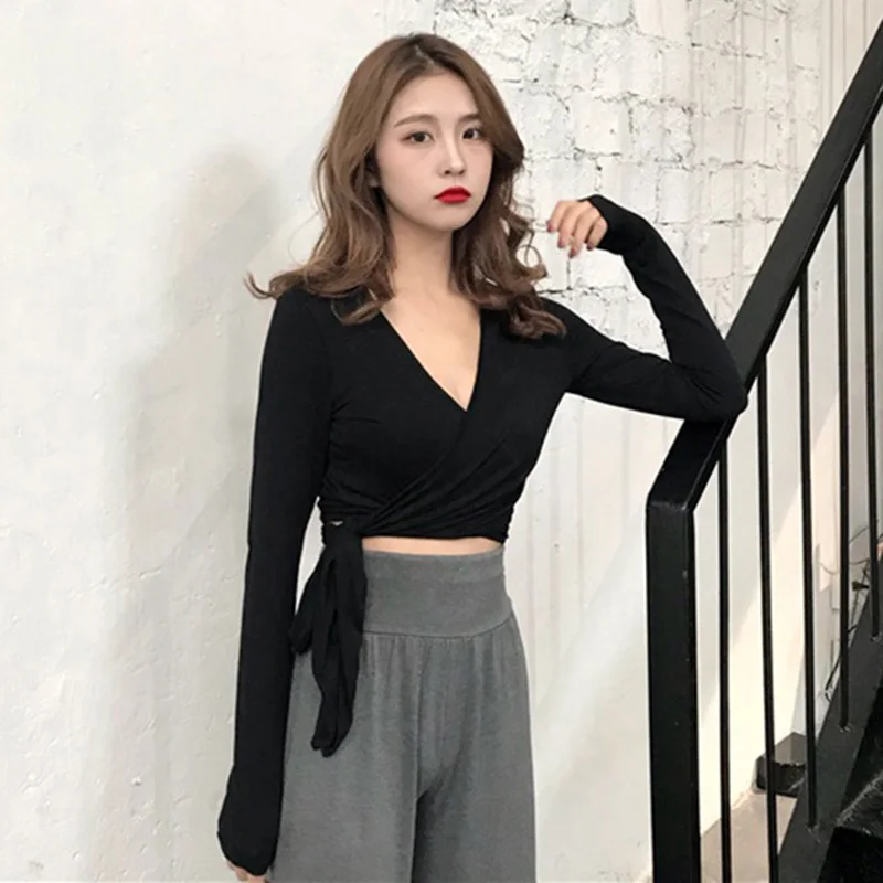 Женские топы для женщин блуза вечерние укороченные футболки модные с длинным