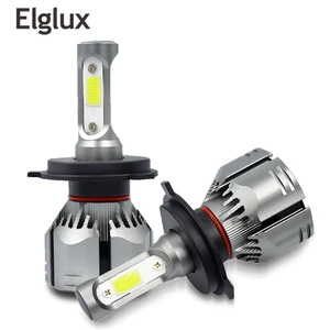 Elglux Car Lights H4 LED H7 12000LM H11 LED Lamp for Car Headlight Bulbs H1 H8 H9 9005 9006 HB3 HB4 Turbo H7 LED Bulbs 12V 24V