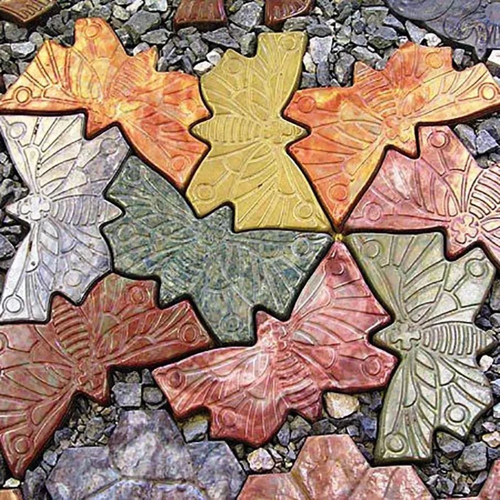 

DIY Пластик форма для изготовления дорожки плесень вручную укладки цементных кирпичей каменная дорога форма для производства брусчатки бет...