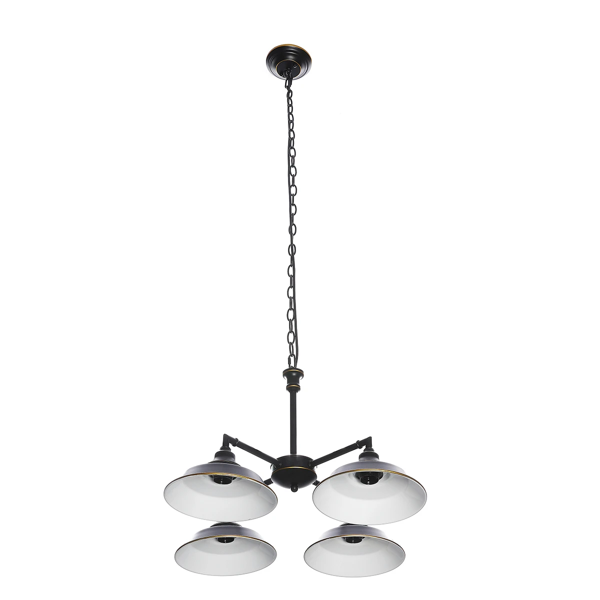 

110V 4 Heads Industrial Metal Pendant Light Home Bar Pendant Lamp Fixture Home Loft Restaurant Decoration Luminaire E26 Holder
