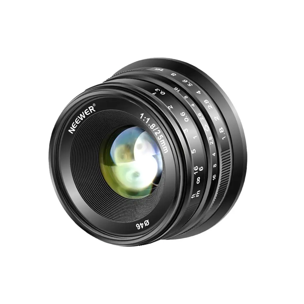 Neewer 25 мм f/1 8 ручная фокусировка основной фиксированный объектив для Fujifilm