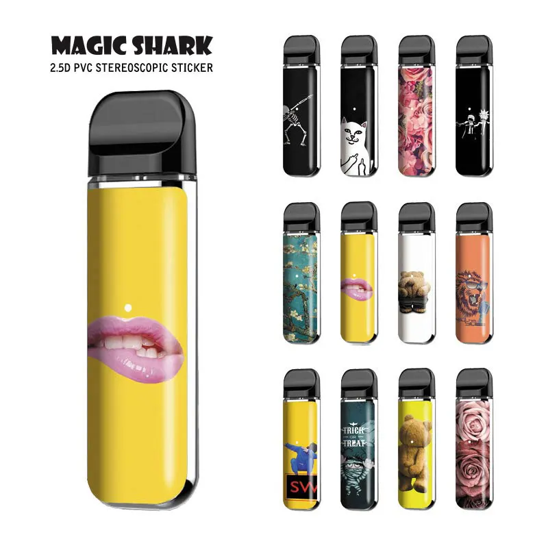 Чехол Magic Shark для Smok Novo пленка из ПВХ без выцветания наклейка вейпа|Наклейки