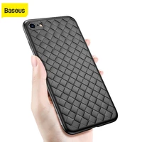 baseus creative weave case for iphone 6 6s luxury ultra thin slim grid weaving silicone cases for iphone6 6s plus tpu back cover