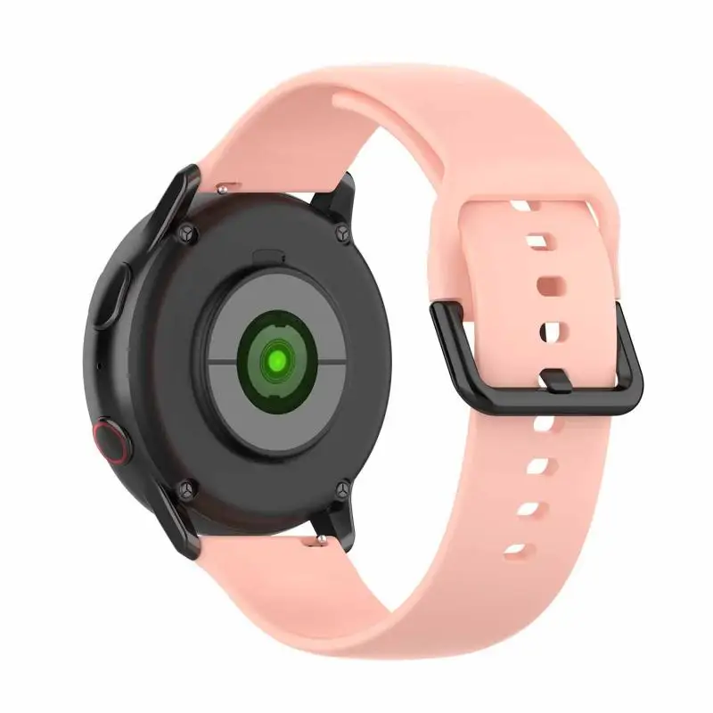 Резиновый ремешок для наручных часов Samsung Galaxy Watch Active/active2 мягкий силиконовый