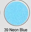 39 neon blue Блестящий винил для теплопередачи, термопресс, режущий плоттер, сделано в Южной Корее, 1 лист, 25 см х 100 см пленка - Цвет: 39 neon blue