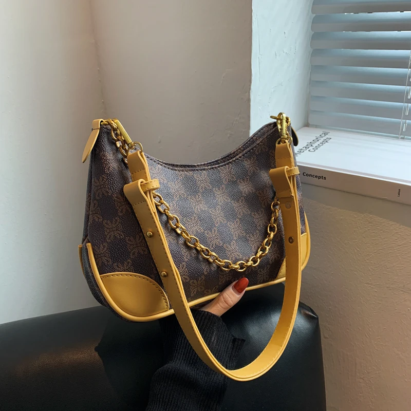 

Vintage Designer Hobos Shoulder Crossbody Bags Women Handbags Purse 2021 New Large Capacity Ladies Messenger Bags High Quality