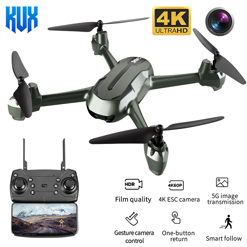 

KUX RC Drone Aircraft HD 4K Camera 5G WiFi Fpv Optical Flow Positioning Altitude Hold Mode Quadcopter Remote control Plane Toys