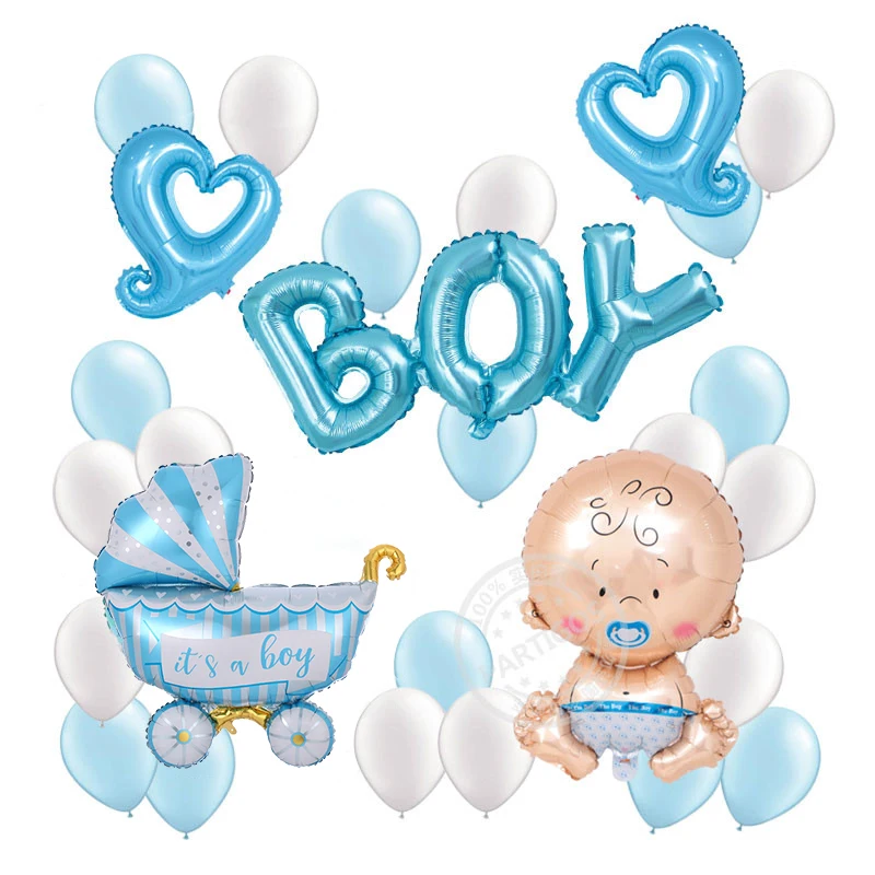 27 шт./лот воздушный шар для душа мальчиков и девочек соска автомобиля сердечко 10