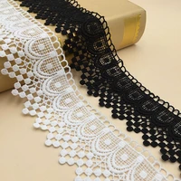 2 yards double single row milk silk embroidery lace barcode water soluble lace garment accessories