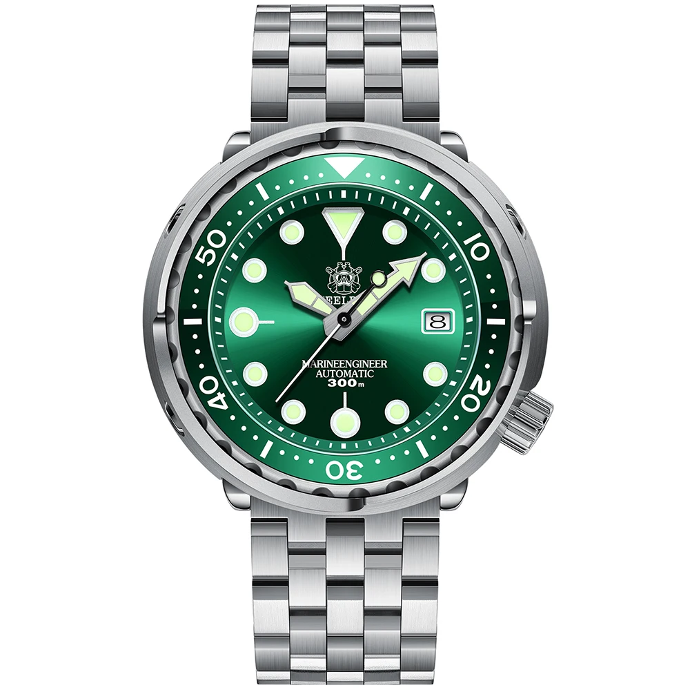 Часы мужские механические стальные с керамической рамкой 300 м - купить по