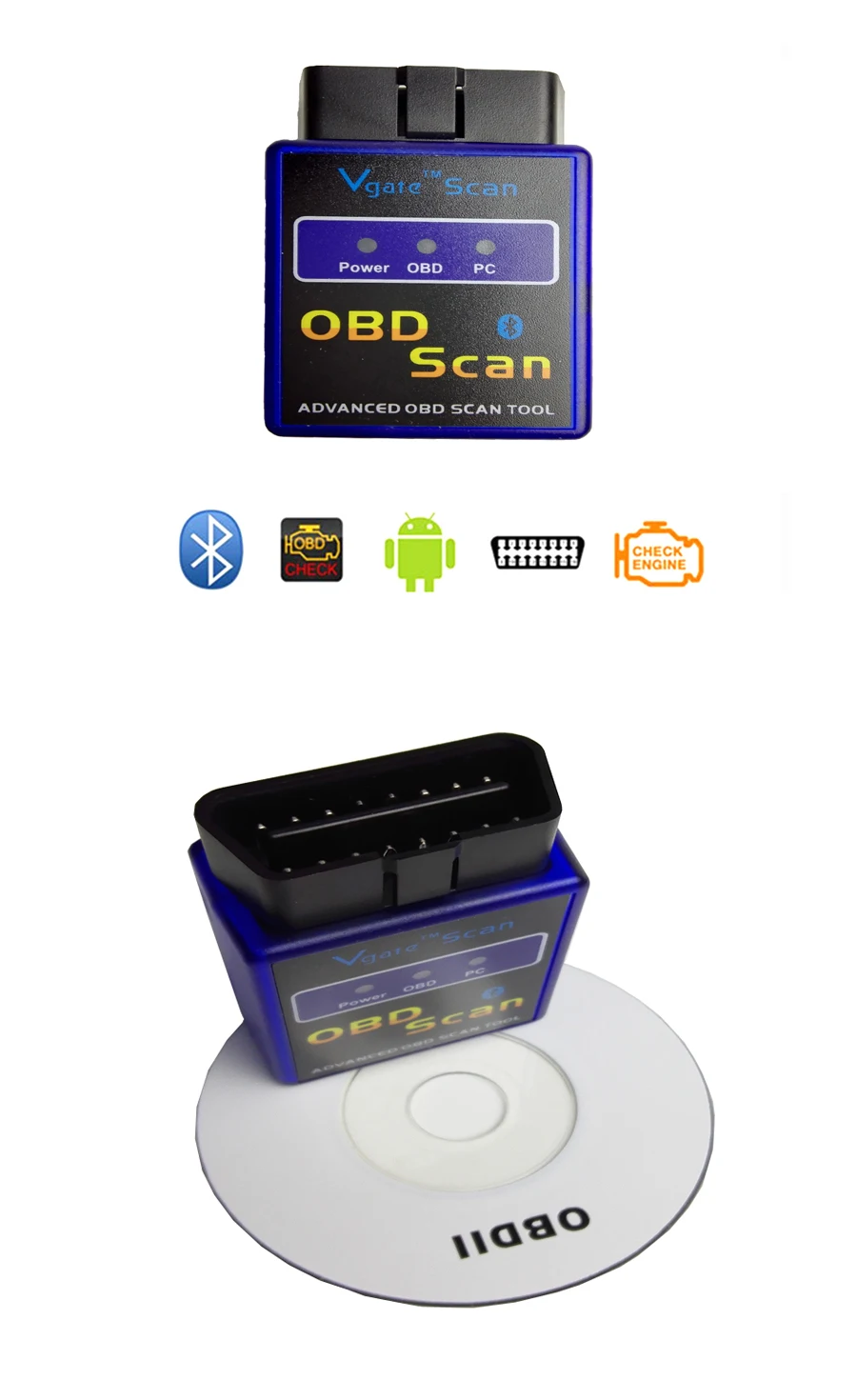 V1.5 Версия Супер Мини ELM327 ODB II Bluetooth Автомобильный диагностический сканер инструмент вкл/выкл переключатель подходит для нашего Android автомобиля видео игры