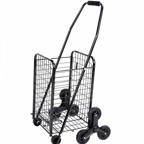 Портативная корзина для покупок со ступеньками Небольшая складная светильник