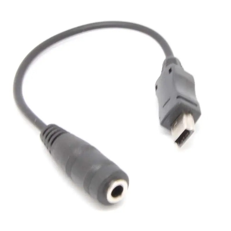 Mini USB to 3.5mm Headphone Earphone Jack Plug Motorola ZTE Audio Adapter