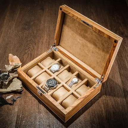 Роскошные 5/10 сетка оригинальный африканские груша часы в старинном стиле из