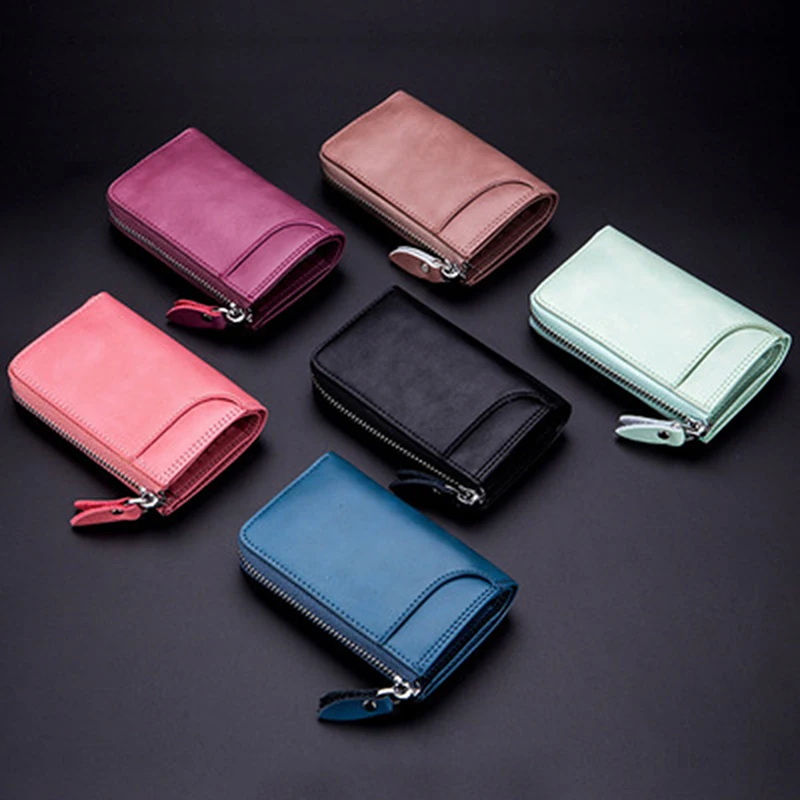 

High Capacity Key Wallet Men Coin Housekeeper Keychain Purse Card Package Organizer Bag Car Keys Cover Simple Key Holder Case