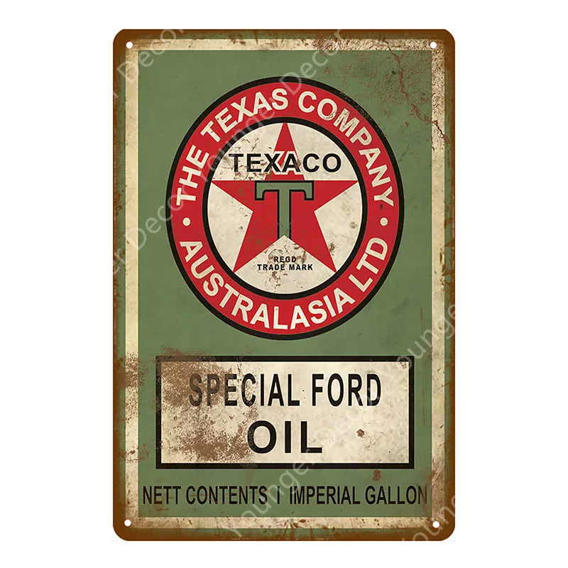 YD2432AI Atlantic Motor Oil табличка жестяная вывеска винтажный Ретро Декор гаража Бар Паб газ бензин декоративная тарелка Texaco настенный плакат YI-068 - Цвет: YD2432AI
