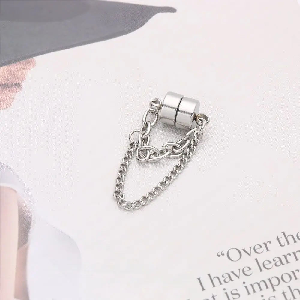 

Gift for Women Men Jewelry Chain Stud Punk Fake Earrings Without Piercing Without Ear Hole Magnetic Chain Earrings