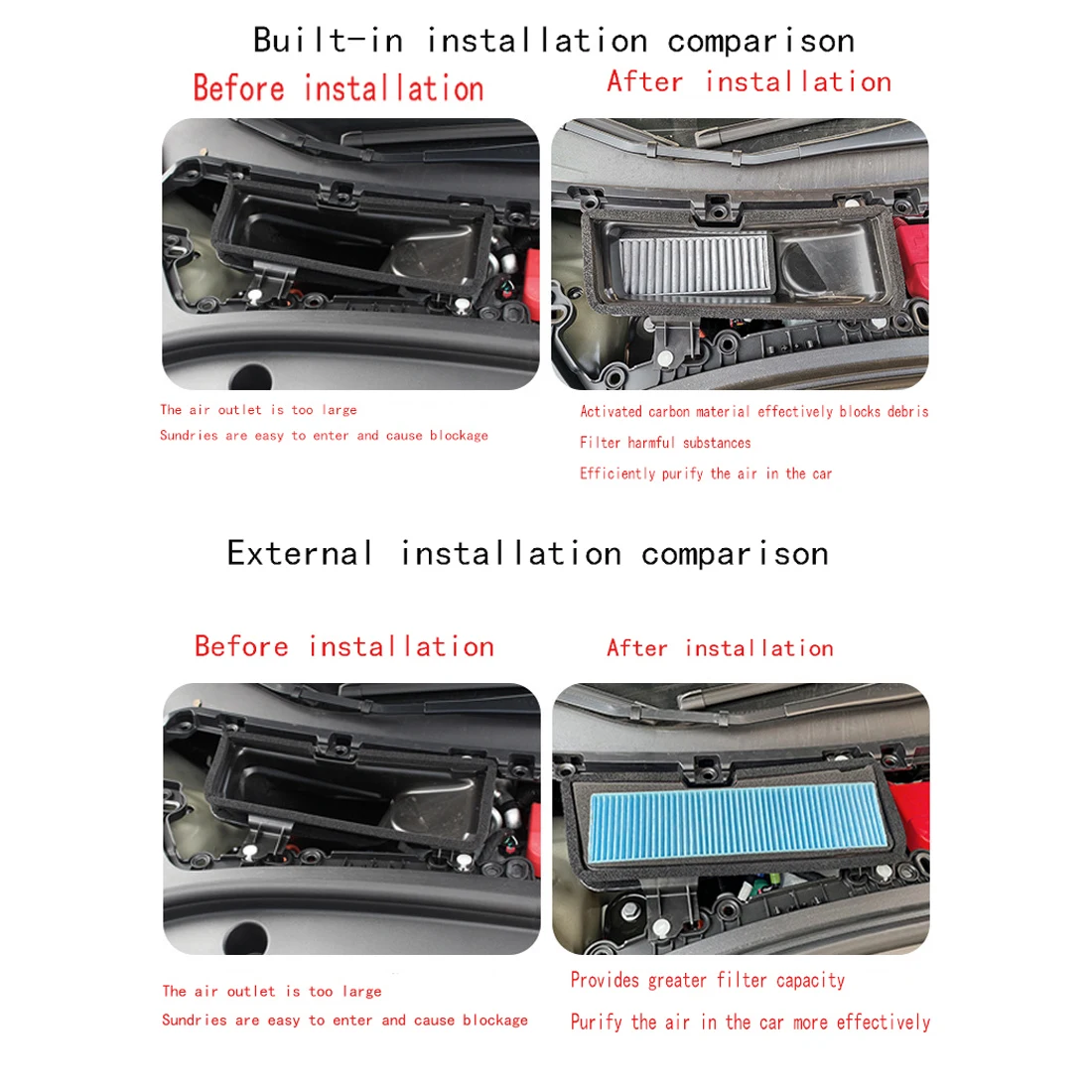 Крышка вентиляционного отверстия автомобиля подходит для 2021 Tesla Model 3 воздушный
