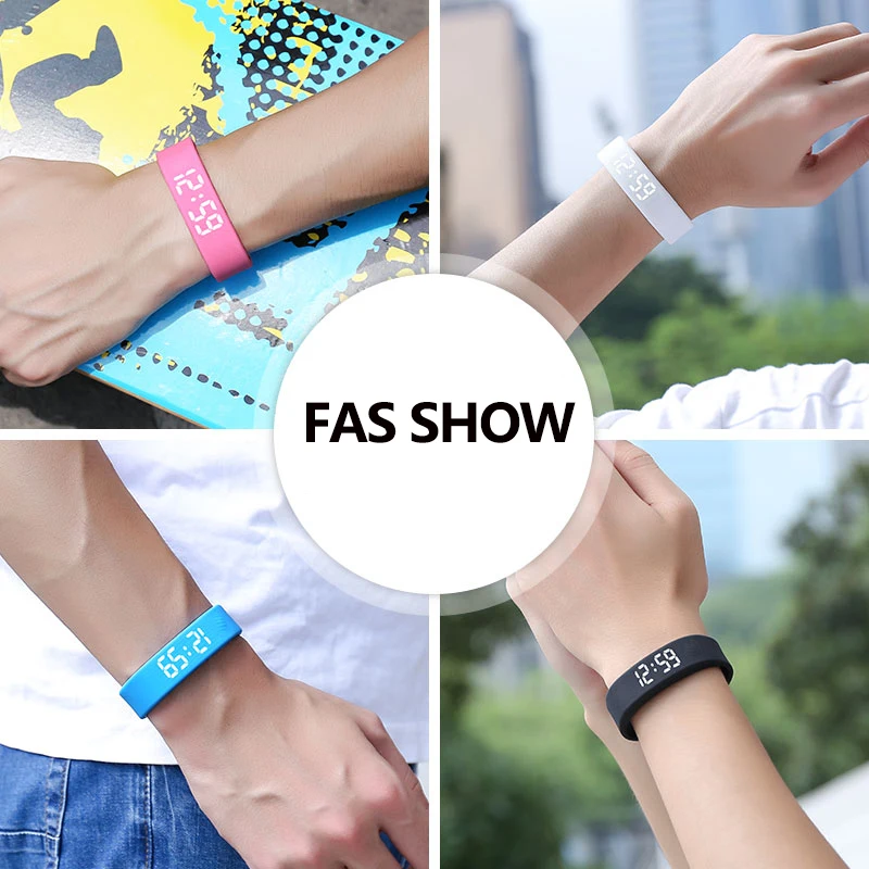 

Fashion Colorful Women Smart Watch Luxury Brand Electronic Sports Watches Pedometer Calorie Fitness Digital Wristwatches 2019