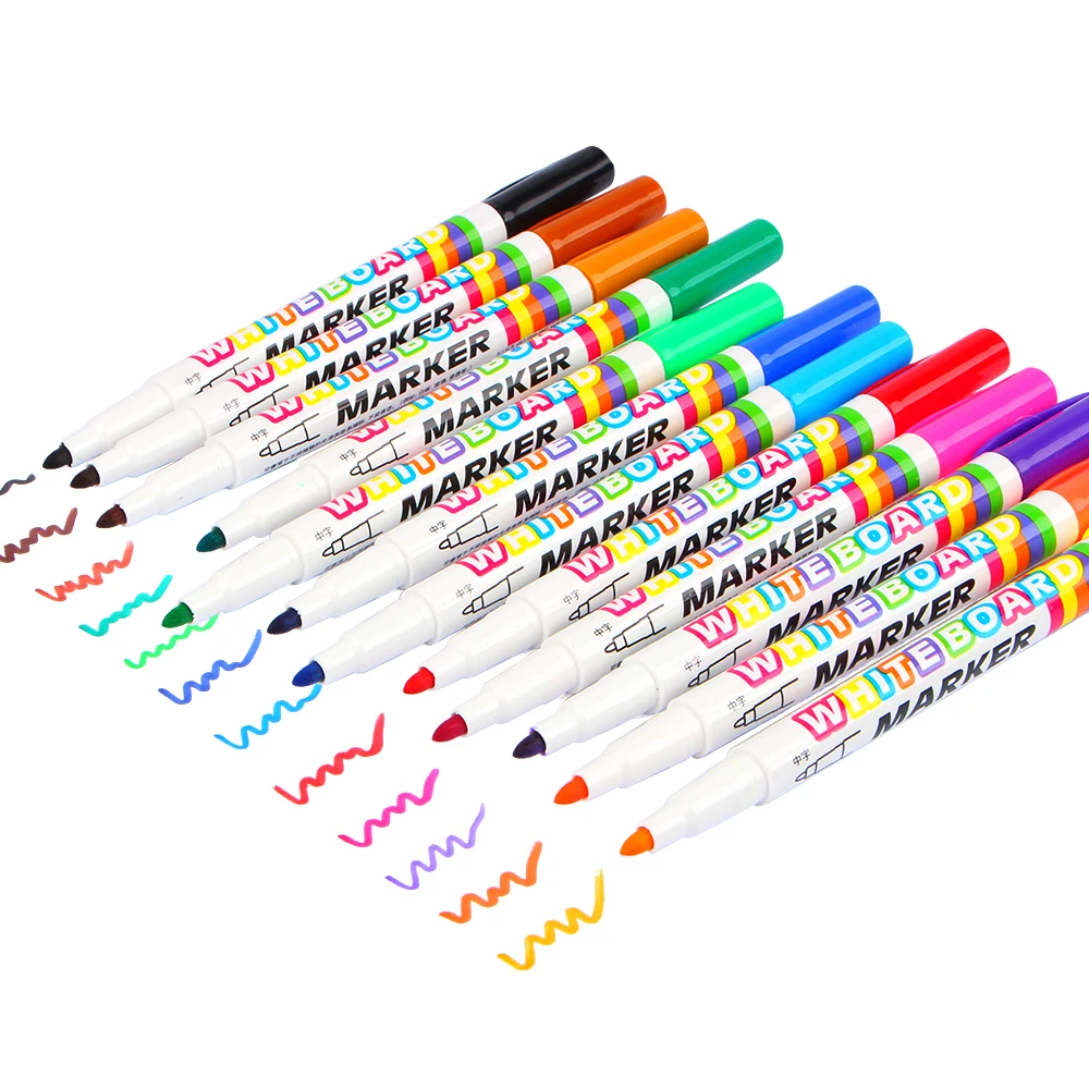 Ручка маркер для белой доски 12 цветов|chalk powder|chalk mugchalk sticker |