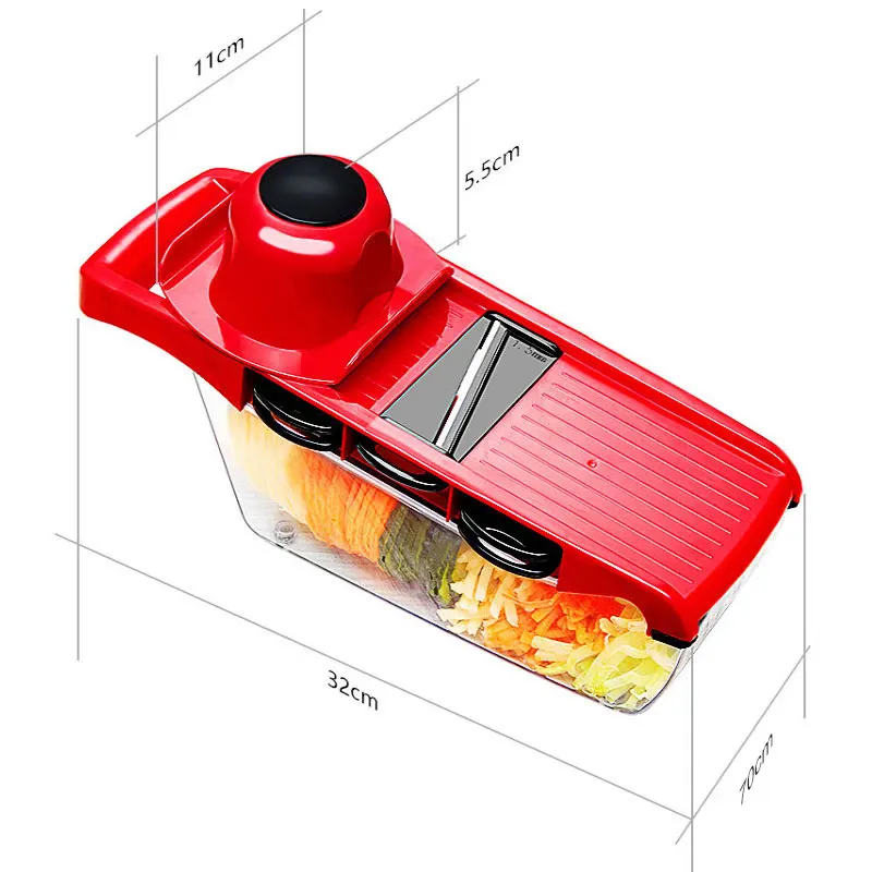 Овощерезка мульти стальные лезвия мандолина овощерезка Картофелечистка морковь