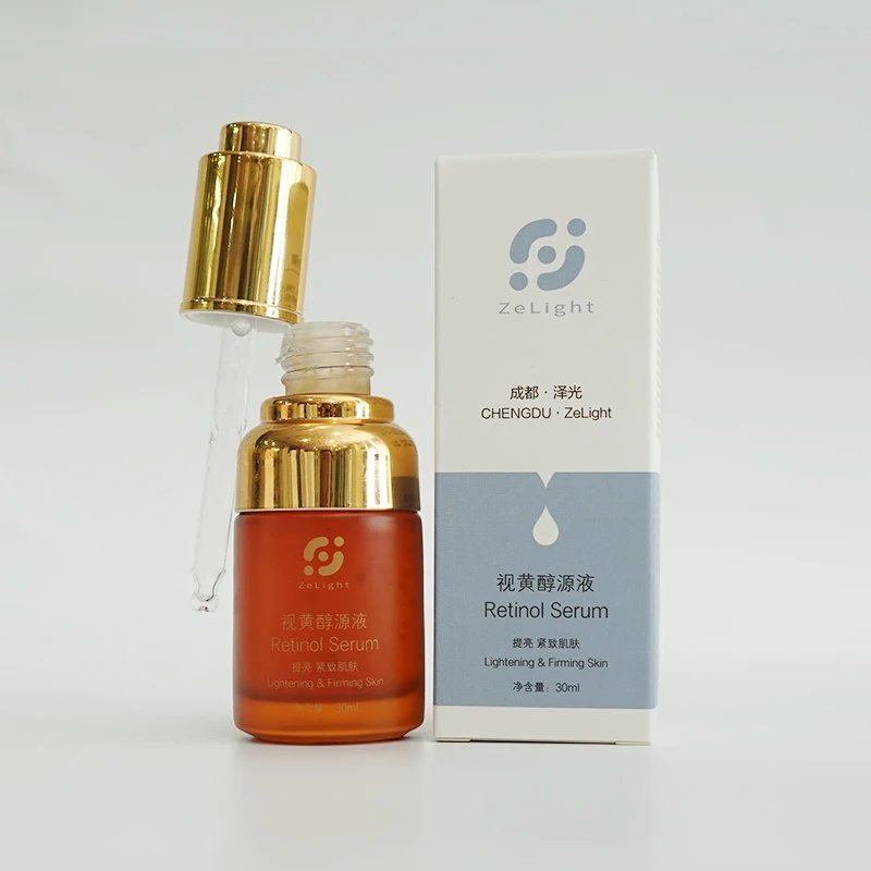 Retinol Facial Serum Hyaluronic Acid Vitamins C Whitening Anti Aging Wrinkle Skin care Black Dots Vitamina E Essence for Face