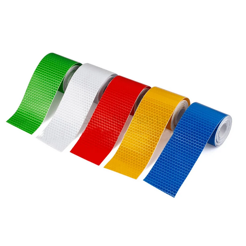 Светоотражающие наклейки для велосипеда клейкая лента безопасности белые