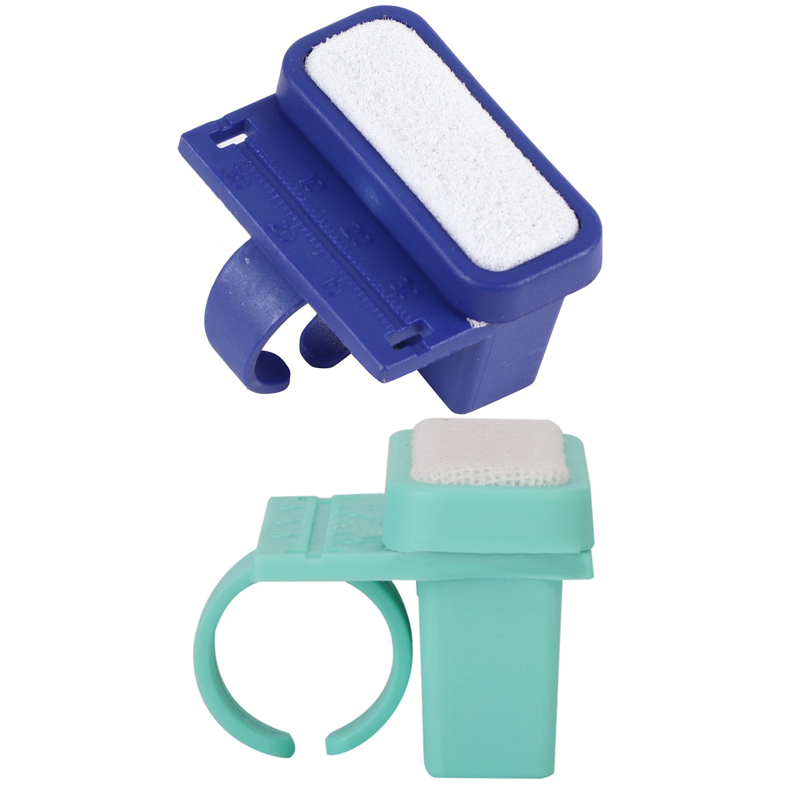 Голубая Пластиковая Стоматологическая эндодонтическая линейка для измерения