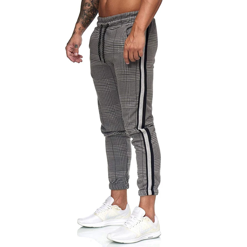 Спортивные тренажеры для бега Мужские штаны фитнеса облегающие мужские