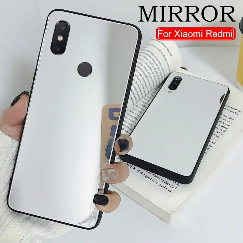 Зеркальный чехол для Xiaomi mi9 Mi 9T Pro 5X A1 6X A2 акриловый телефона Redmi note8 K20 9A 7A Note 9s 8 6 7 9C