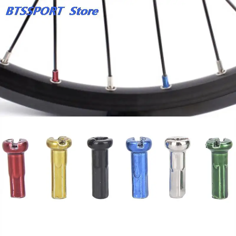 72 Pcs Multicolor Alloy Bike Wheel Spoke Nipples Mountain Cycling Spokes For Bicycle 1.5cm x 0.6cm Colorful | Спорт и развлечения