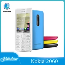 Nokia 2060 Refurbished Original mobile phones Dual Sim Nokia 206 2G GSM 1.3MP 1100mAh Unlocked Cheap Good Celluar Phone